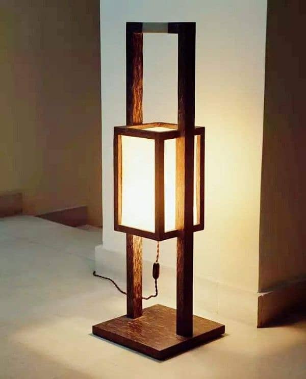 Lamp, Luxe Light, Wood Glow, Table Torch, Floor Flame, Desk Dawn 2