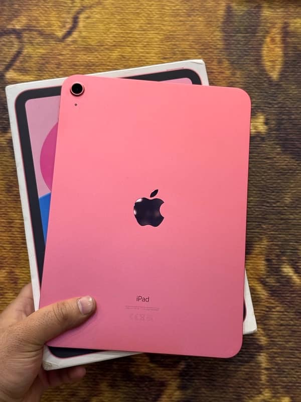 IPad 10th Generation Wifi Pink With Box 0