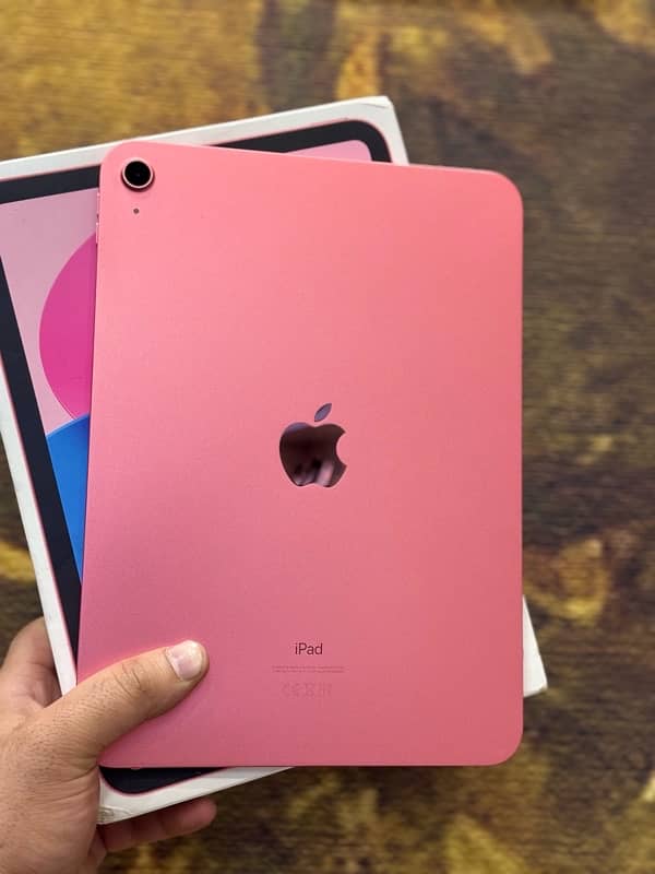 IPad 10th Generation Wifi Pink With Box 3