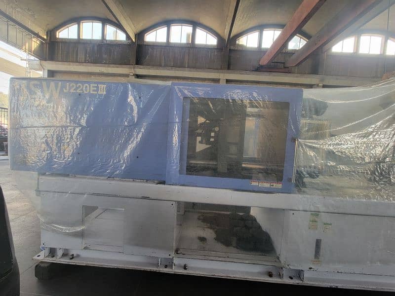 JSW 220 ton injection molding machine 0