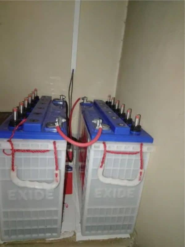 EXIDE TA-1800 185AMP tall tubular bateries 4sale only used for 1 month 1