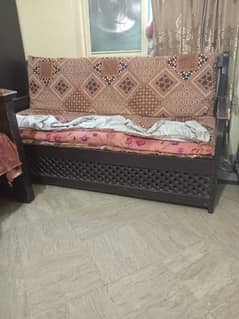 pure wooden sofa set urgent sale just call 03161442964