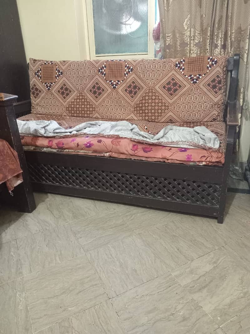 pure wooden sofa set urgent sale just call 03161442964 0