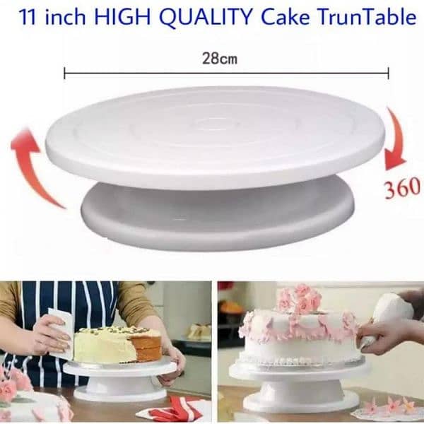 Rotating Cake TURNTABLE Free Home Delivery 2