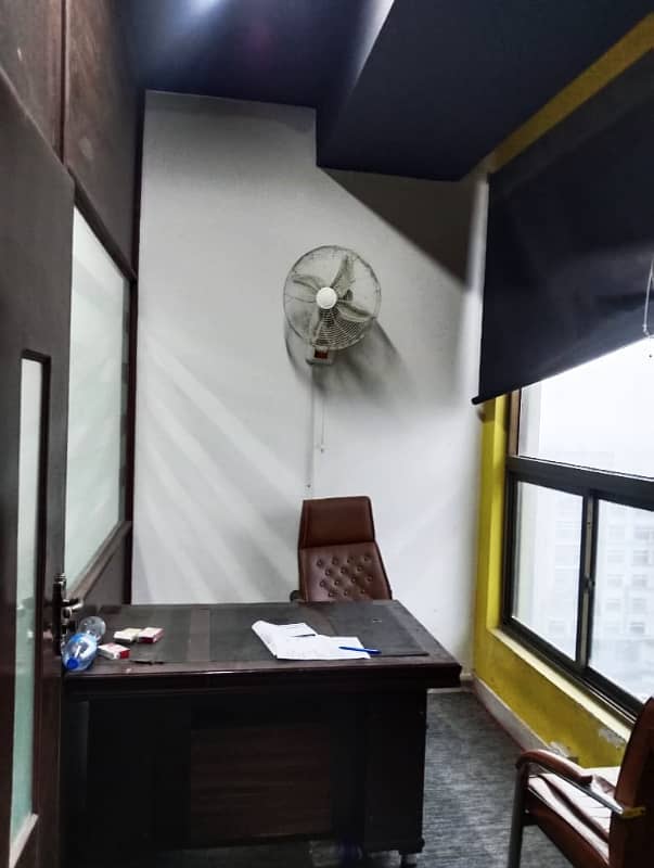 600 Square feet Fully Furnished Office Original Pics Main Boulevard Gulberg Lahore 5