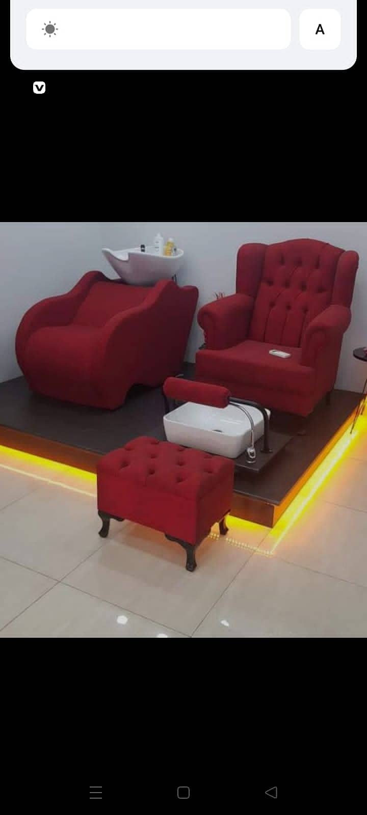 Saloon Chair / Parlour Chair / Manicure / Pedicure Chair /Barber chair 7