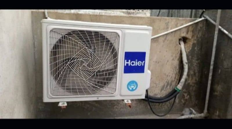 Haier 1.5 ton DC inverter heat and cool 0