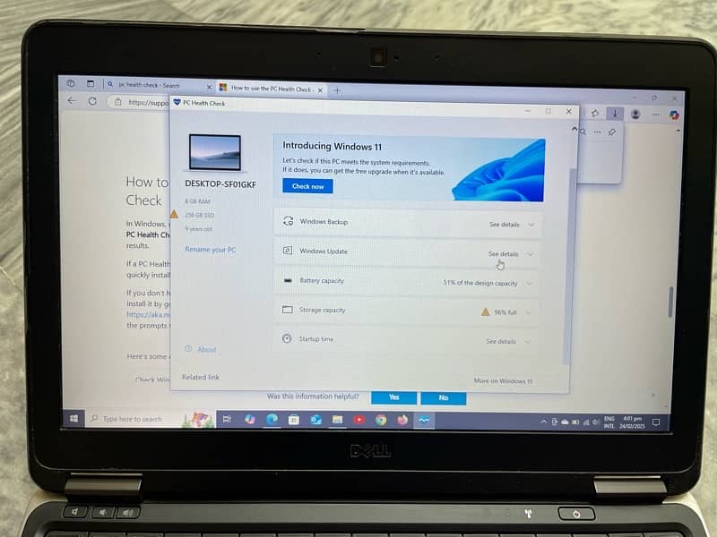 Dell latitude E7240 i5 4 gen with 256 Gb SSD 9