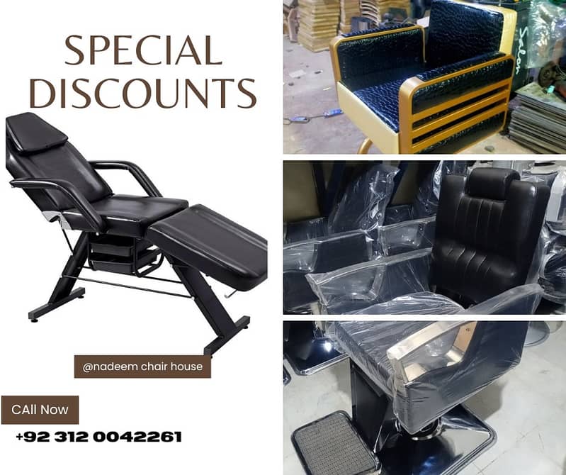 Saloon chair/Shampoo unit/Barber chair/Cutting chair/saloon furniture 4