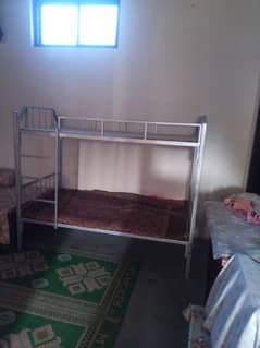 iron bunk bed