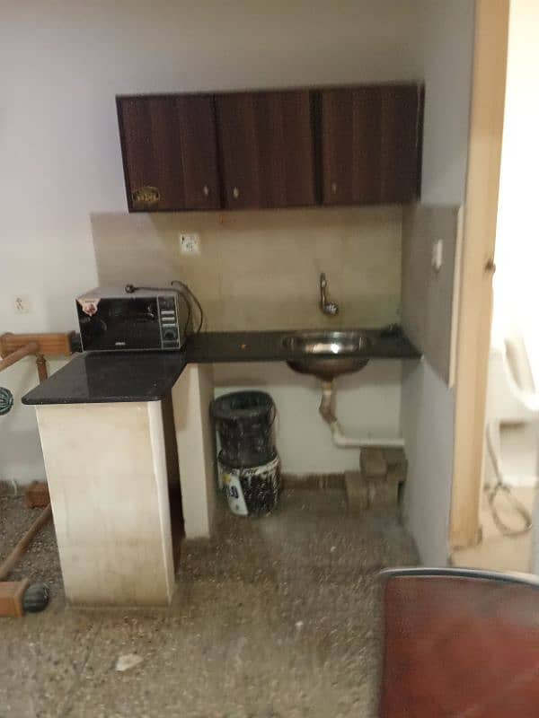 dha phase 2 ext 600 feet mazanine bath kitchen furnished 5