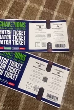 4 Pakistan Vs Bangladesh Tickets for Sale