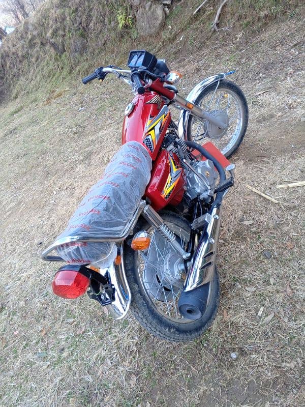 Honda 125 argent sale 1