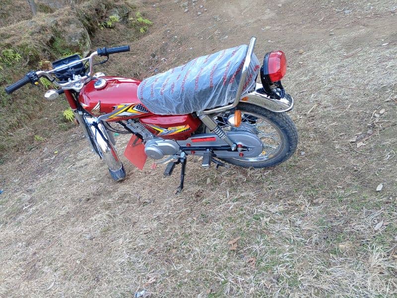 Honda 125 argent sale 3