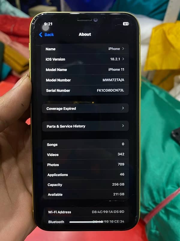 I phone 11 non pta 256 gb factory unlock 5