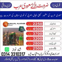 Saudi Arabia Job / Jobs in Saudia / vacancies Available