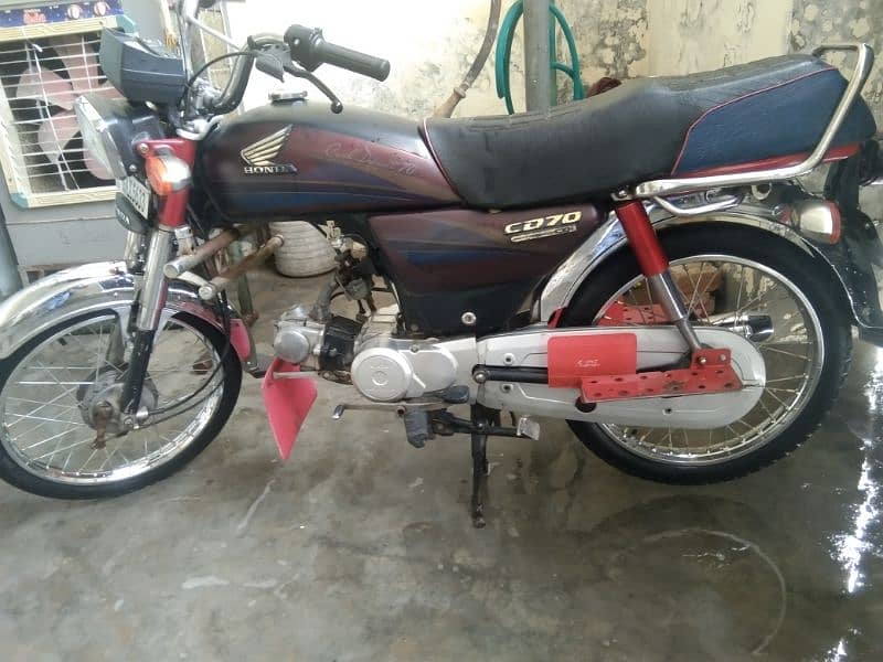 Honda CD 70 bike luch condition 0