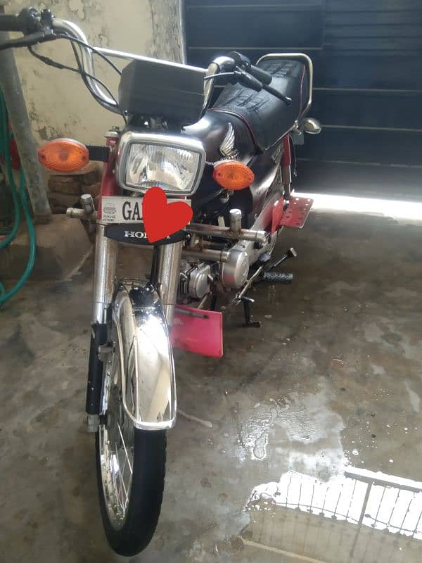 Honda CD 70 bike luch condition 2