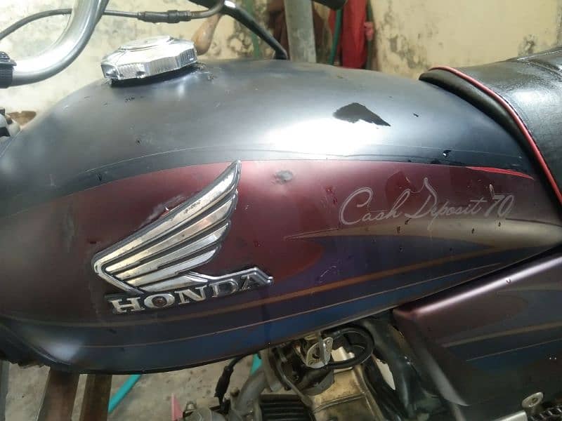 Honda CD 70 bike luch condition 6