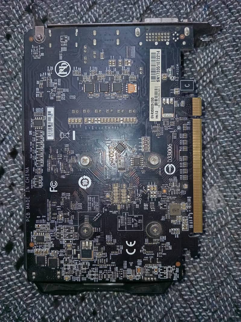 gigabyte RX 550 2Gb DDR5 Graphics Card 3