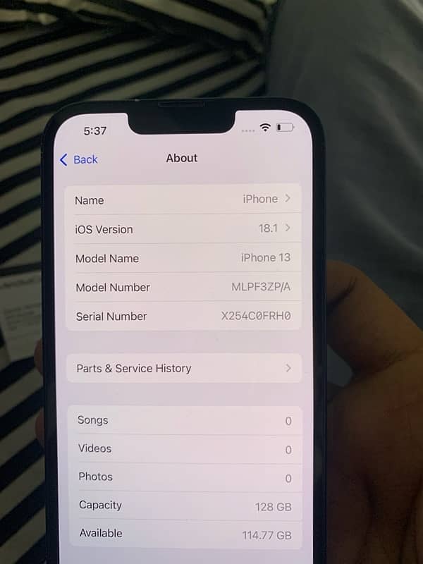 iPhone 13 PTA Approved 128gb 3