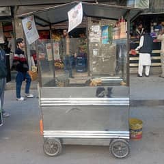 fries cart counter