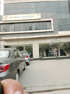 2 Kanal Corner Commercial paid for sale in Johar Town Main Boulevard