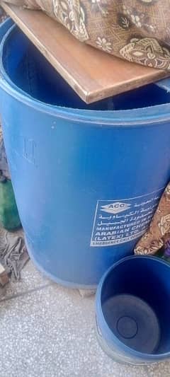 02 drum for water(1 x 220 ltr 1 x 110 ltrs)