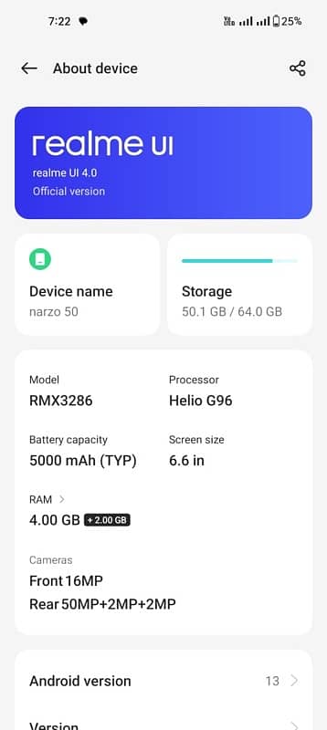 REALME NARZO 50 2