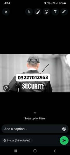 Security guard staff required male female