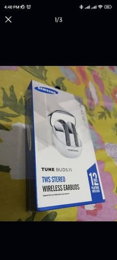 Samsung buds 35  Sterio TWS in very good condition just 2 days used