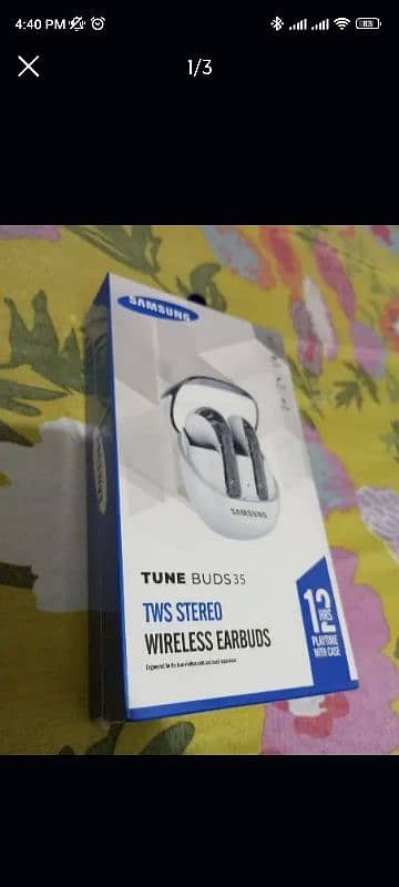 Samsung buds 35  Sterio TWS in very good condition just 2 days used 0