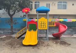 Slide/Swings/jhula/Spring rider/jungle gym/gazebo/bar/wall climbing