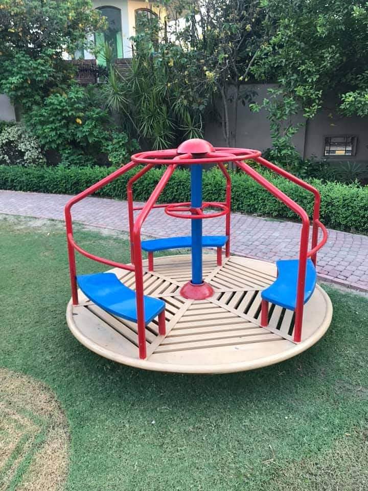 Slide/Swings/jhula/Spring rider/jungle gym/gazebo/bar/wall climbing 12