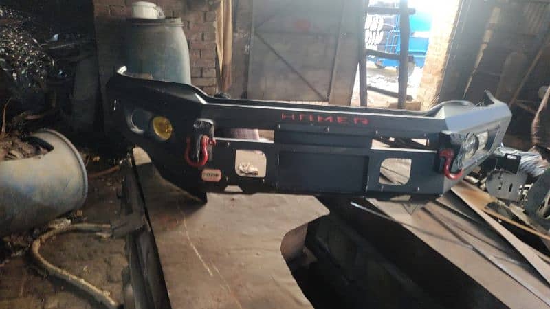 Jeep and Hilux customised modified bumper 0
