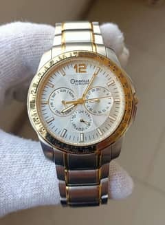 Bulova Caravelle Silver/Gold Tone Watch. Ref-45C001