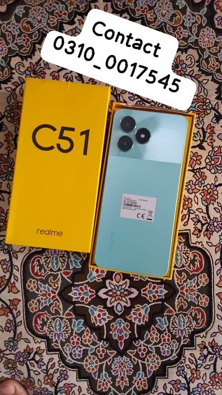 Realme C51 4/64 With Box Condition Like Brand new Under warranty 0