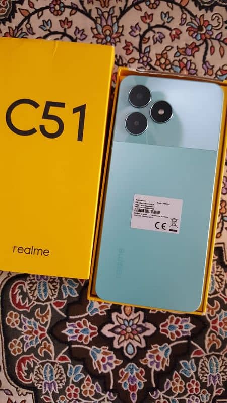 Realme C51 4/64 With Box Condition Like Brand new Under warranty 1