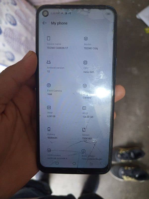 tecno camon 17 6/128 1