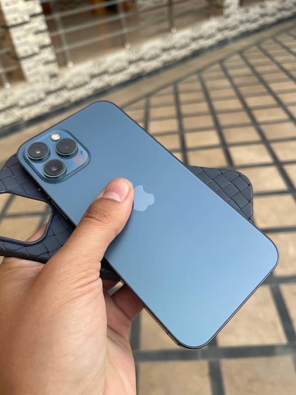 Iphone 12 pro max 256gb Non PTA Blue colour 2