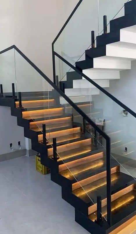 Glass Railing/ Railing Glass/ Glass stair case/Terrece glass railing 1