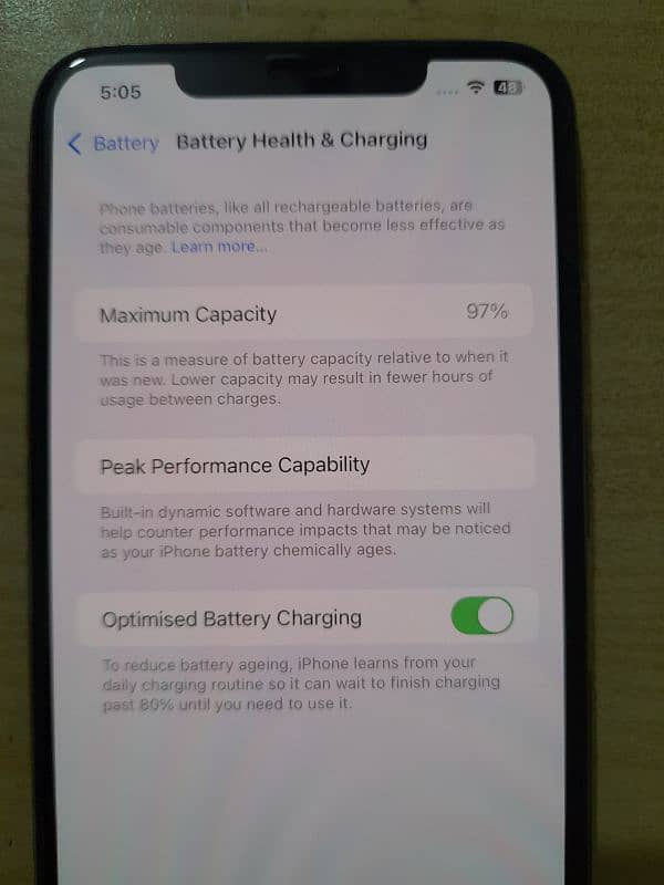 iPhone 11 pro max 64  10/10 Battery 97 2