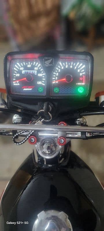 honda cg125 black colour janiun bike 8