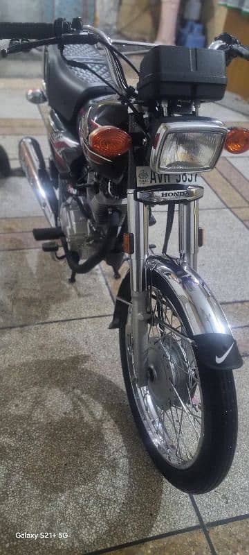 honda cg125 black colour janiun bike 9