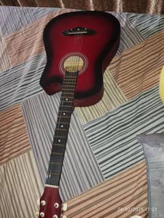 Guitar In red Nd black color