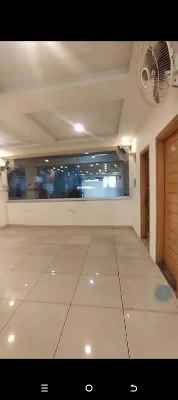 Triple OFFICE (1300 sft) FOR RENT (33-39 size) 2nd floor Lift plaza Good renovation work include ceiling work,3 Partition rooms with hall, windows blindes, Wooden Cabernet, 2 washrooms,1 kitchen Good fitting &fixure Rent 2700000 demand 2