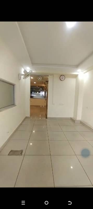 Triple OFFICE (1300 sft) FOR RENT (33-39 size) 2nd floor Lift plaza Good renovation work include ceiling work,3 Partition rooms with hall, windows blindes, Wooden Cabernet, 2 washrooms,1 kitchen Good fitting &fixure Rent 2700000 demand 3