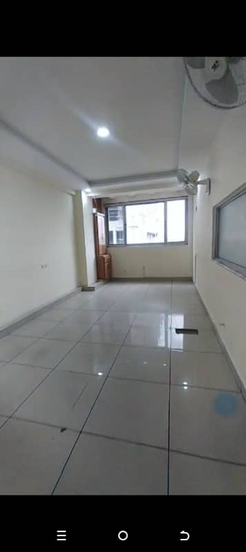 Triple OFFICE (1300 sft) FOR RENT (33-39 size) 2nd floor Lift plaza Good renovation work include ceiling work,3 Partition rooms with hall, windows blindes, Wooden Cabernet, 2 washrooms,1 kitchen Good fitting &fixure Rent 2700000 demand 4