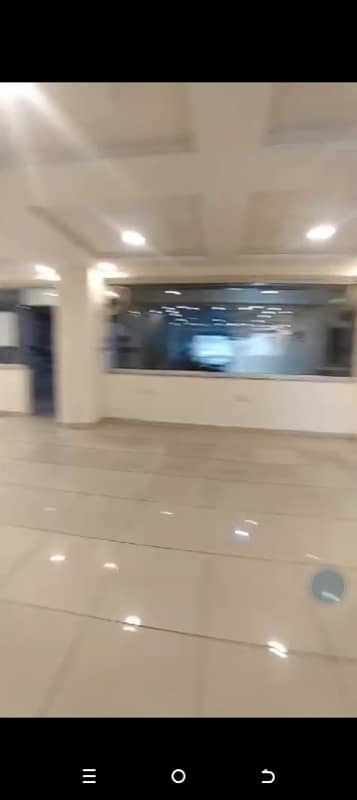 Triple OFFICE (1300 sft) FOR RENT (33-39 size) 2nd floor Lift plaza Good renovation work include ceiling work,3 Partition rooms with hall, windows blindes, Wooden Cabernet, 2 washrooms,1 kitchen Good fitting &fixure Rent 2700000 demand 6