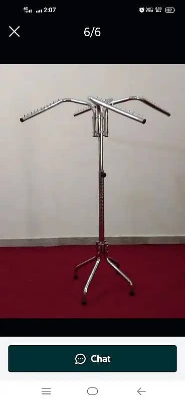 cloth hanging stand rack boutique rack New-Laundry stand -steel racks 7